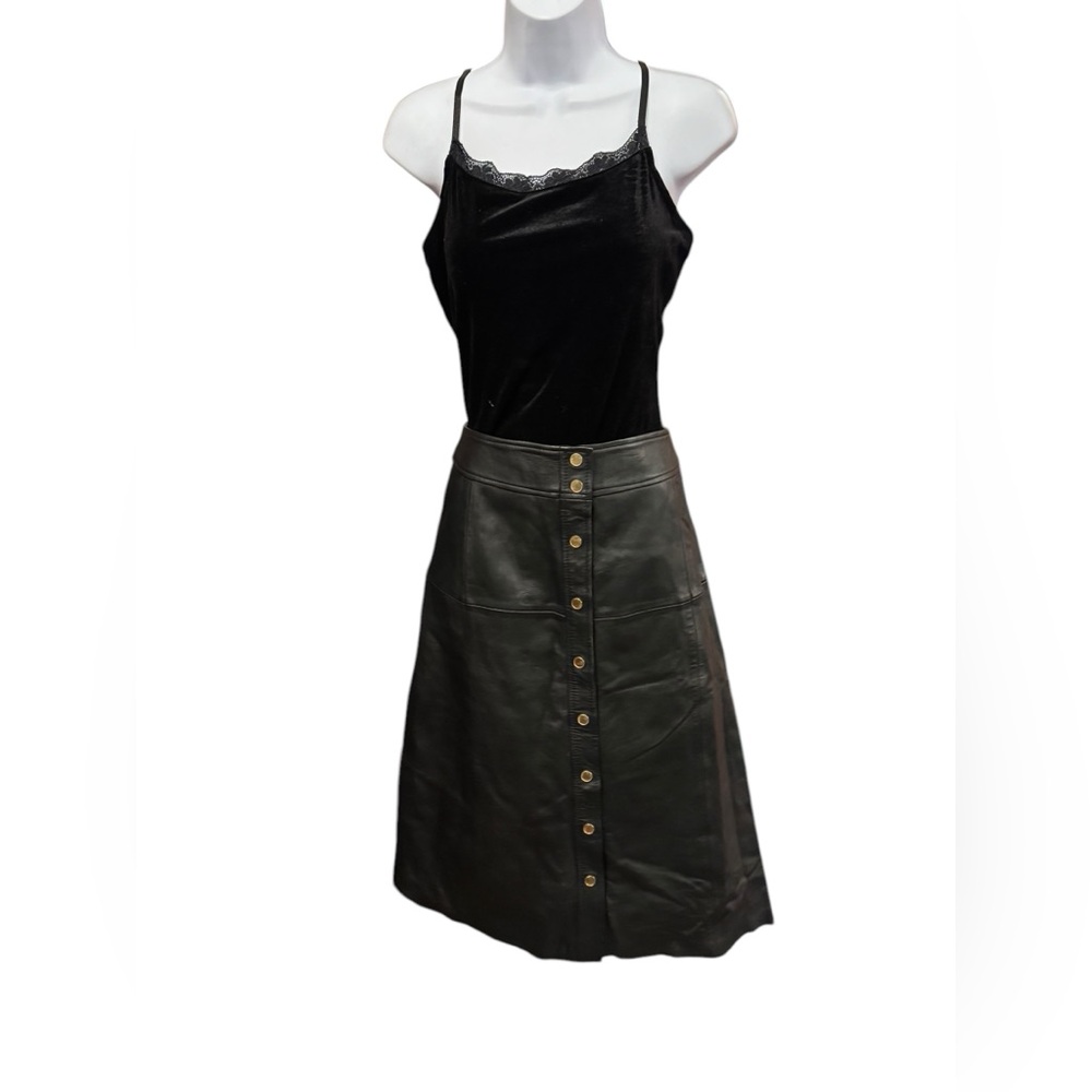 Vanessa Seward Pour La Redoute Leather Skirt - Picture 4 of 7